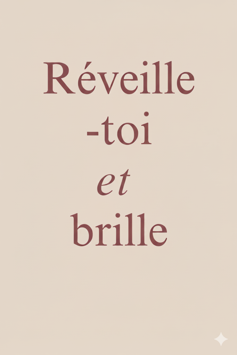Réveille-toi et brille